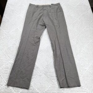 Banana Republic Dress Pants Mens 34x34 Check Tailored Slim Fit Wool Old Money